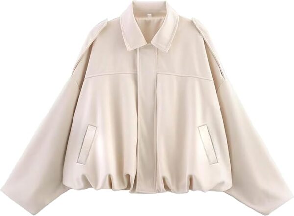 Womens Faux Suede Bomber Jackect
